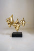 Manta Ray Family 3 Polished Bronze