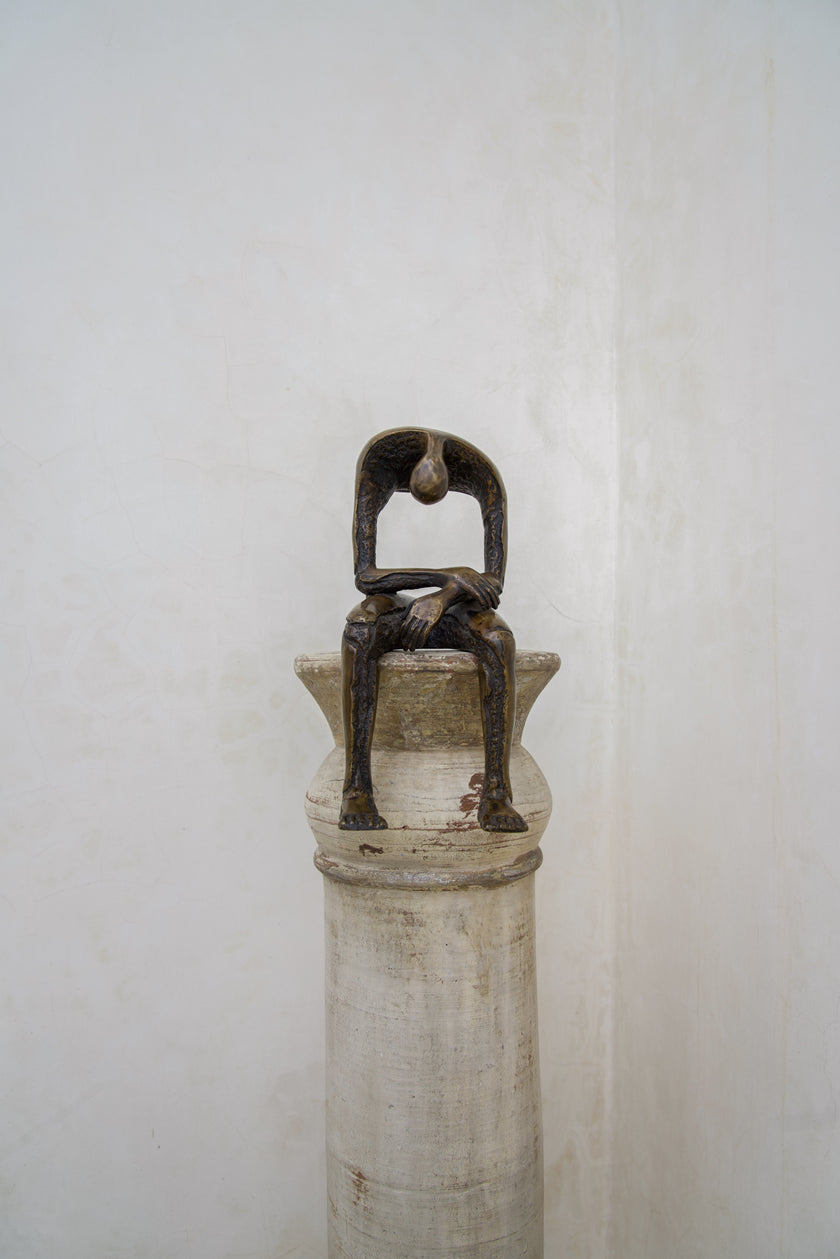 Abstract Hollow Man Bronze no Base S