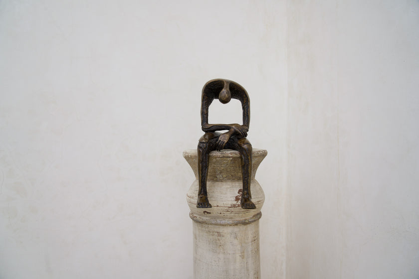 Abstract Hollow Man Bronze no Base S