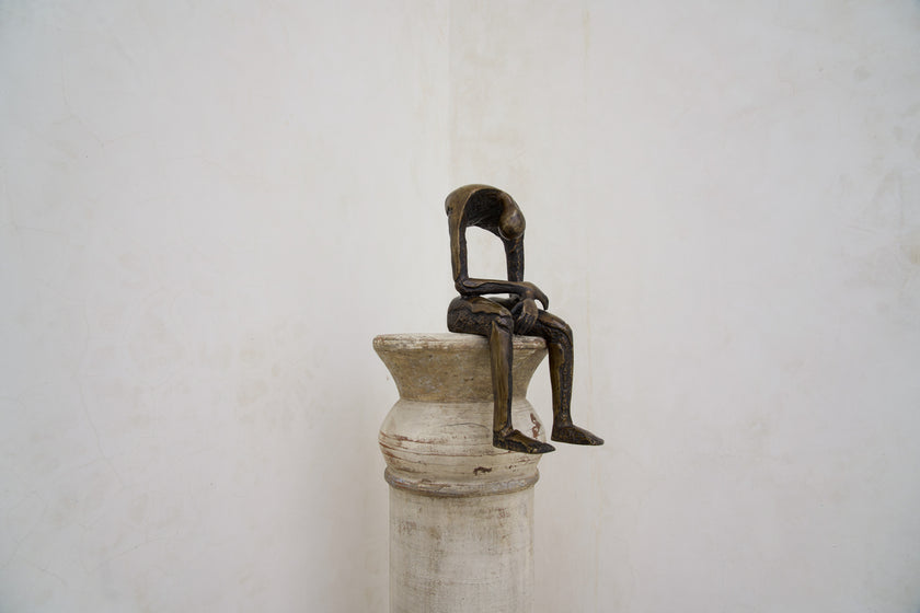 Abstract Hollow Man Bronze no Base S