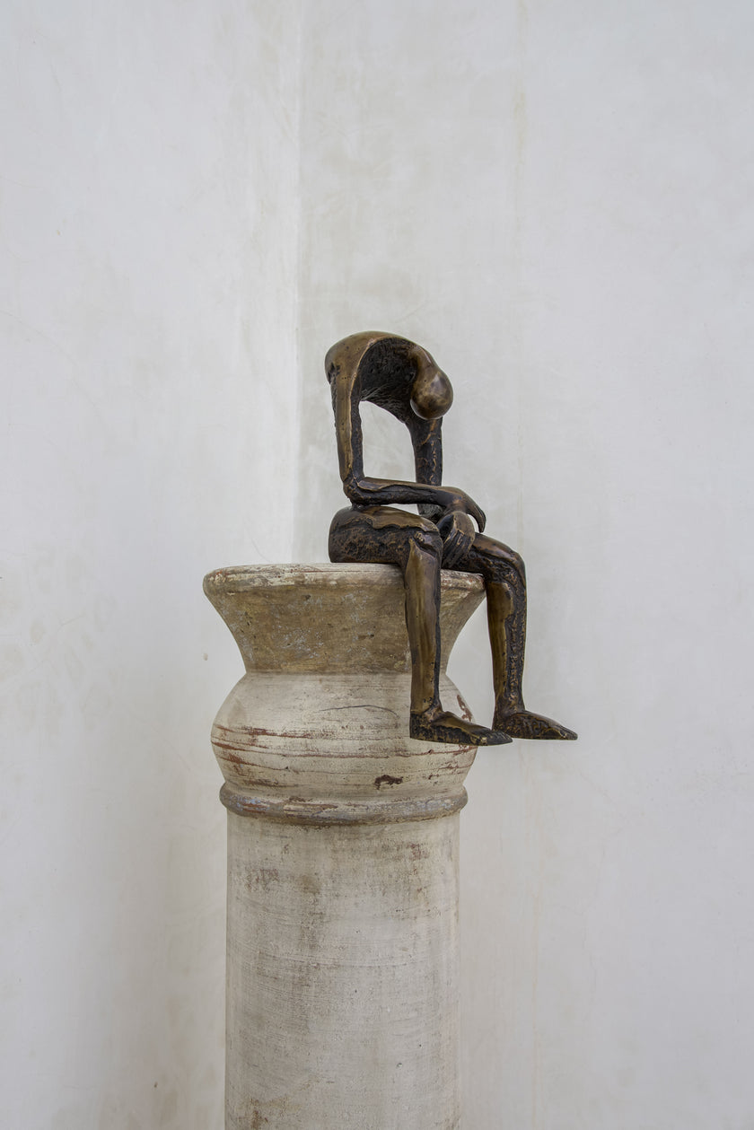 Abstract Hollow Man Bronze no Base S