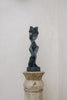 Lady Cubist Patinated Blue Bronze