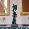 Lady Cubist Patinated Blue Bronze