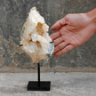 Beautiful Quartz Crystal cluster on a custom stand CC/008