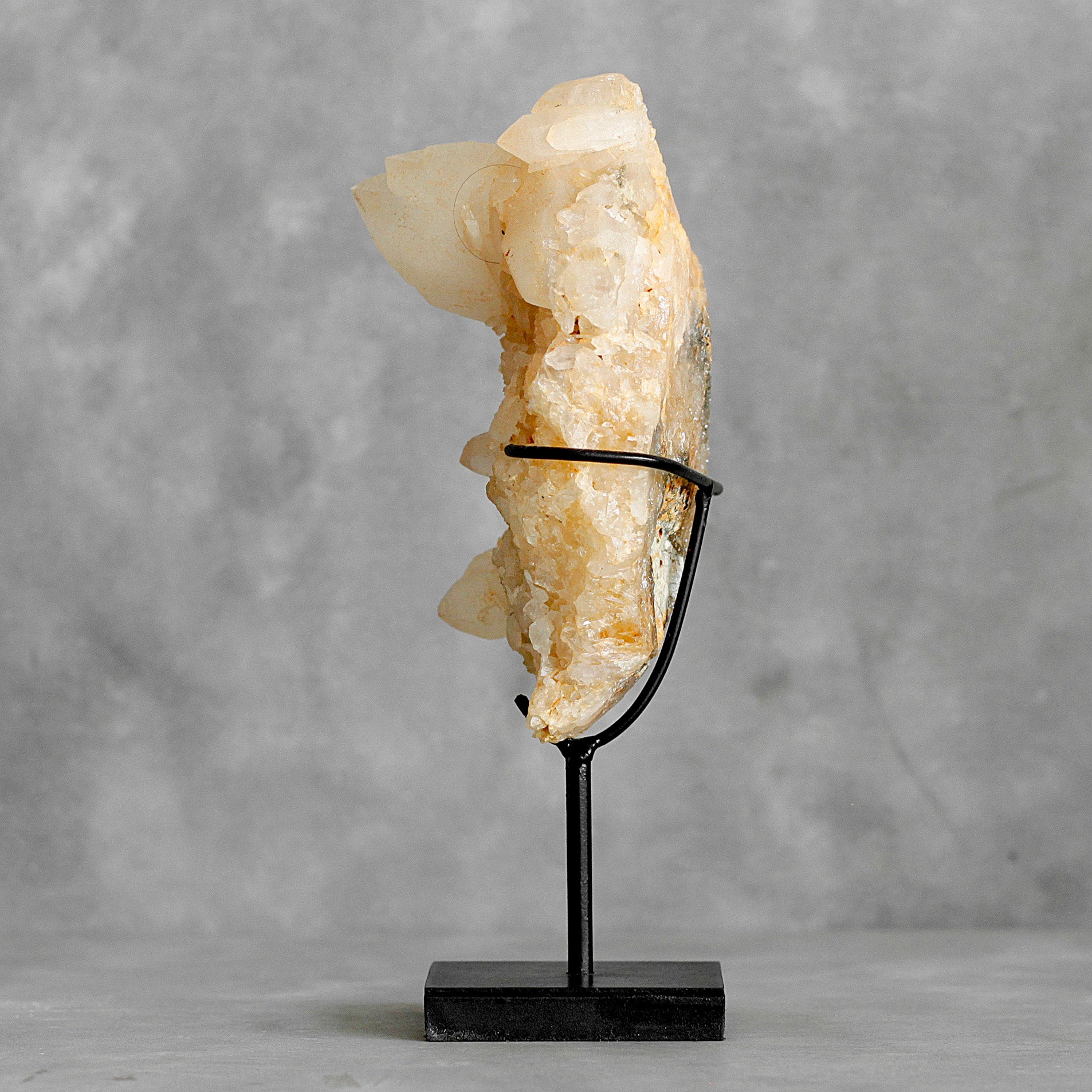 Beautiful Quartz Crystal cluster on a custom stand CC/158