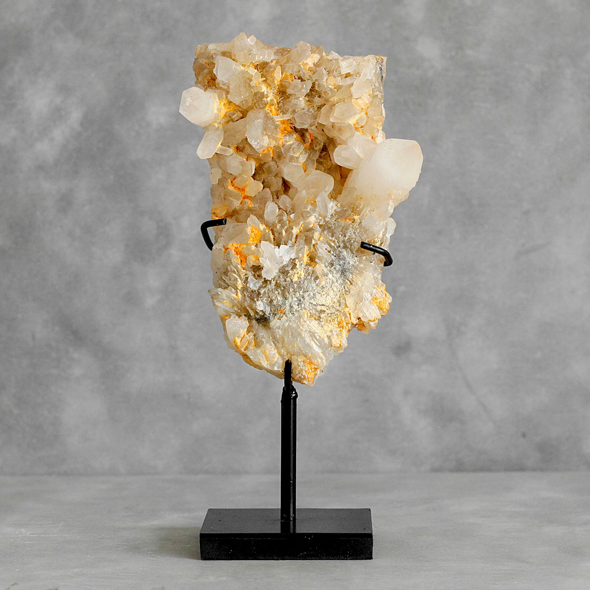 Beautiful Quartz Crystal cluster on a custom stand CC/144