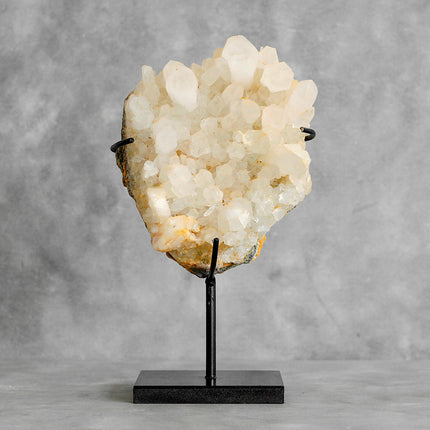 Beautiful Quartz Crystal cluster on a custom stand CC/099