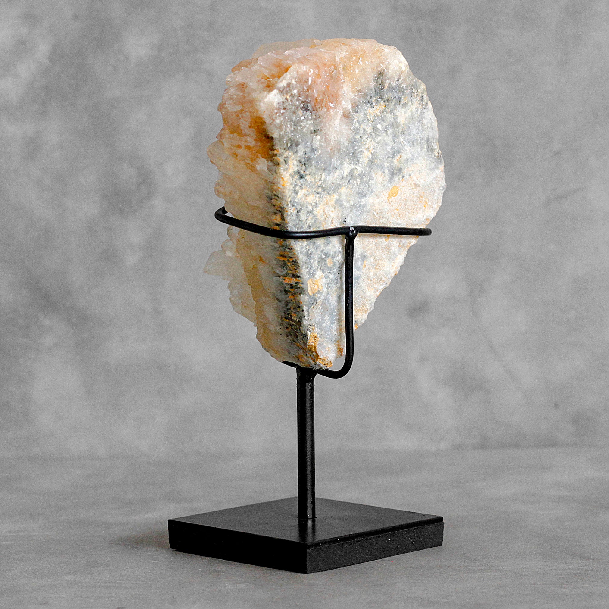 Beautiful Quartz Crystal cluster on a custom stand CC/092