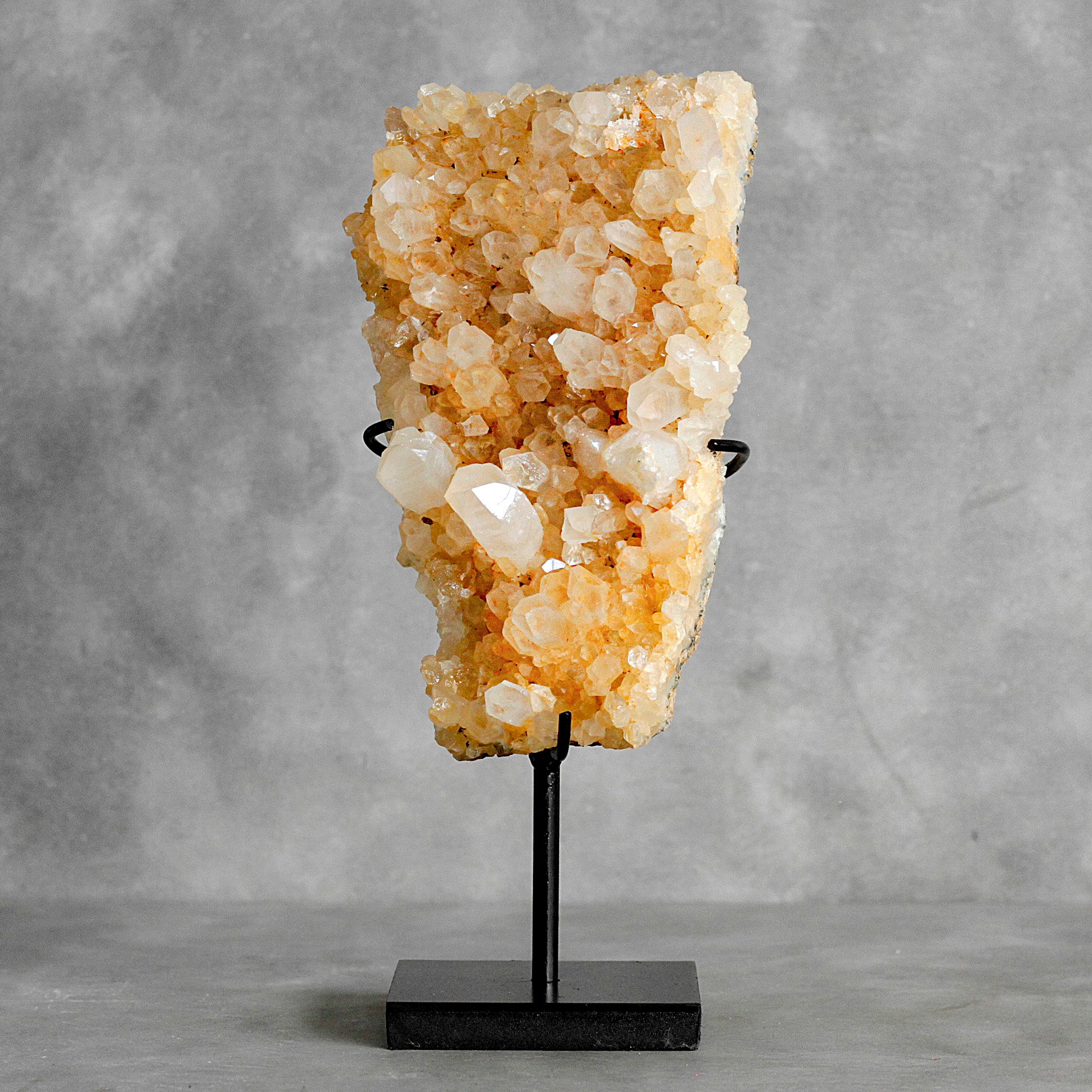 Beautiful Quartz Crystal cluster on a custom stand CC/141