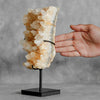 Beautiful Quartz Crystal cluster on a custom stand CC/141