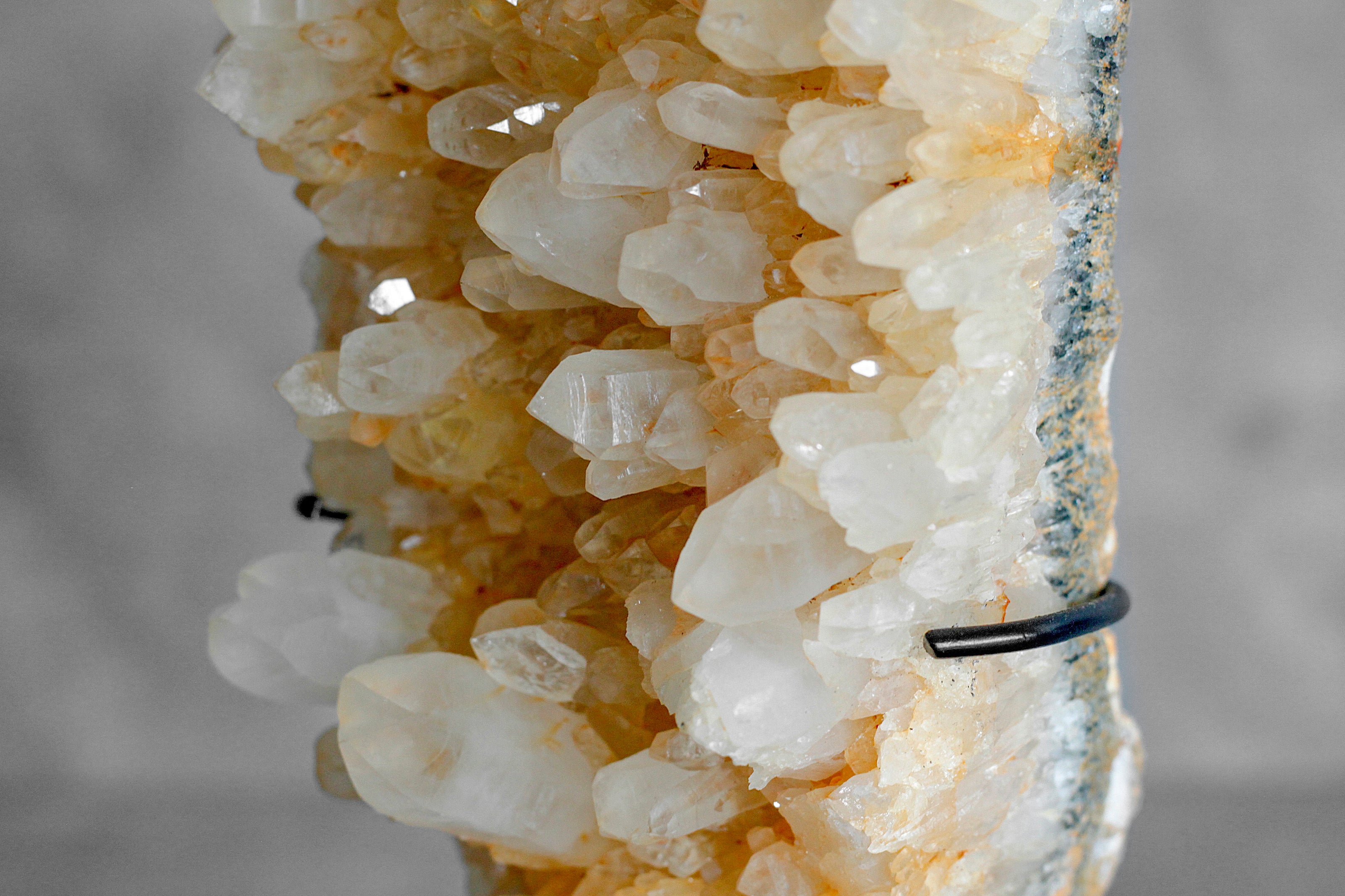 Beautiful Quartz Crystal cluster on a custom stand CC/141