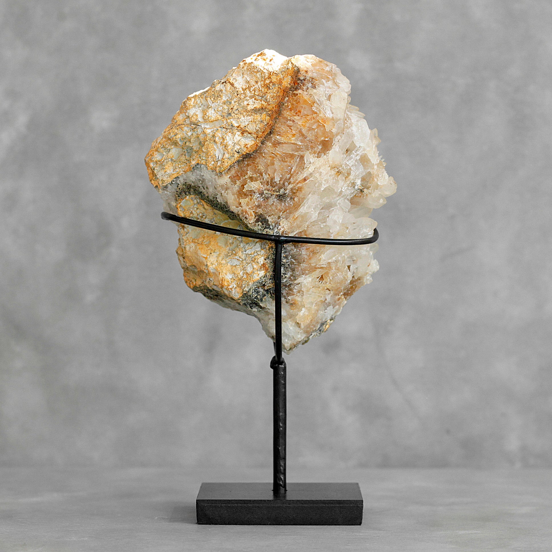 Beautiful Quartz Crystal cluster on a custom stand CC/131