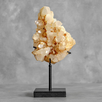 Beautiful Quartz Crystal cluster on a custom stand CC/287