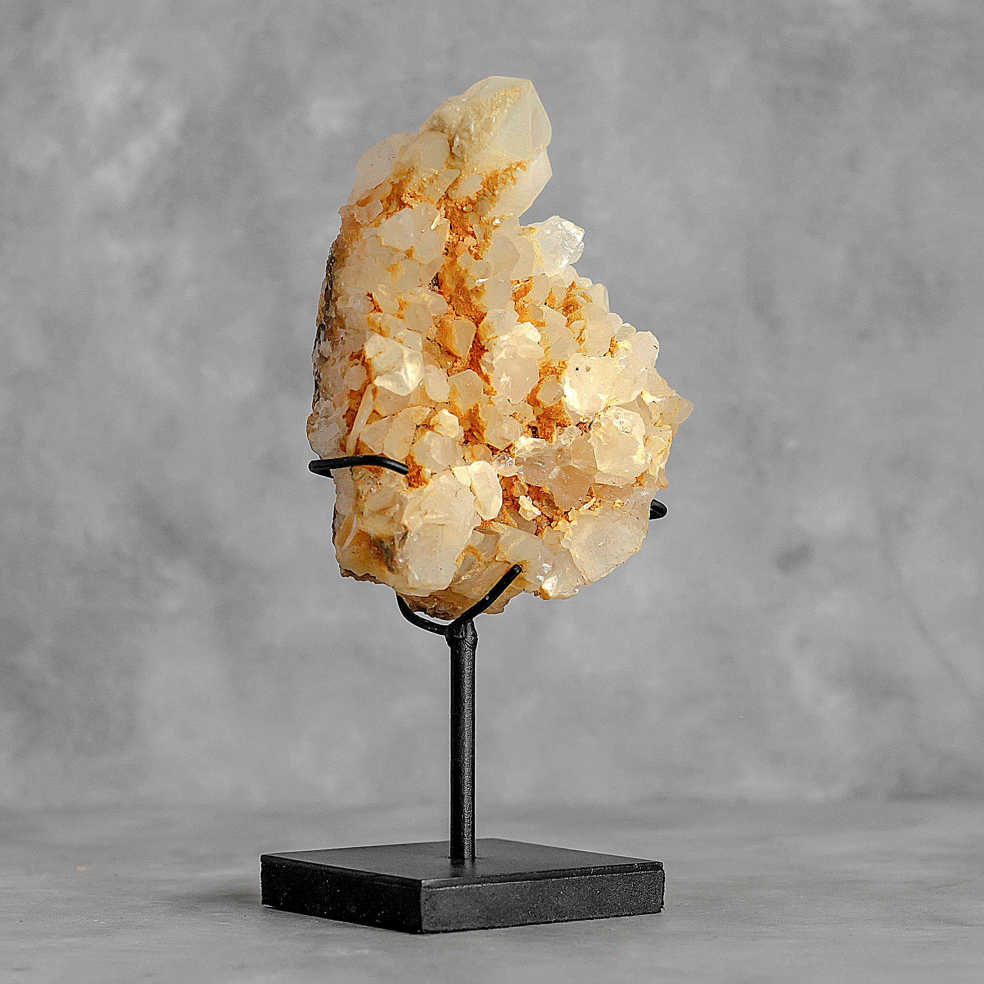 Beautiful Quartz Crystal cluster on a custom stand CC/287