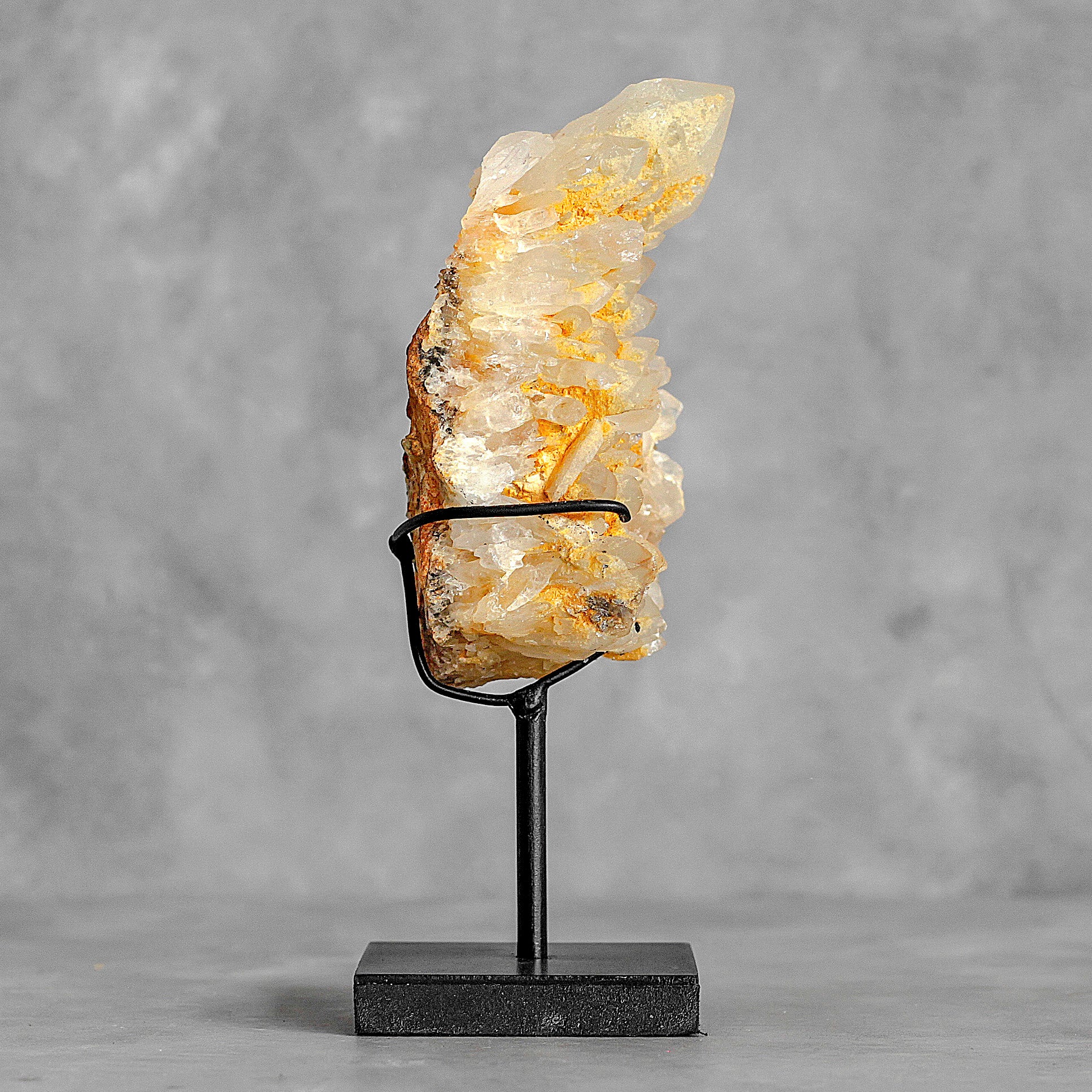 Beautiful Quartz Crystal cluster on a custom stand CC/287