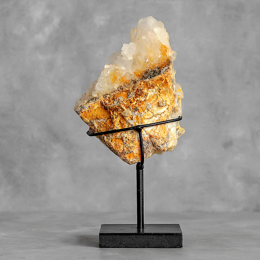 Beautiful Quartz Crystal cluster on a custom stand CC/287
