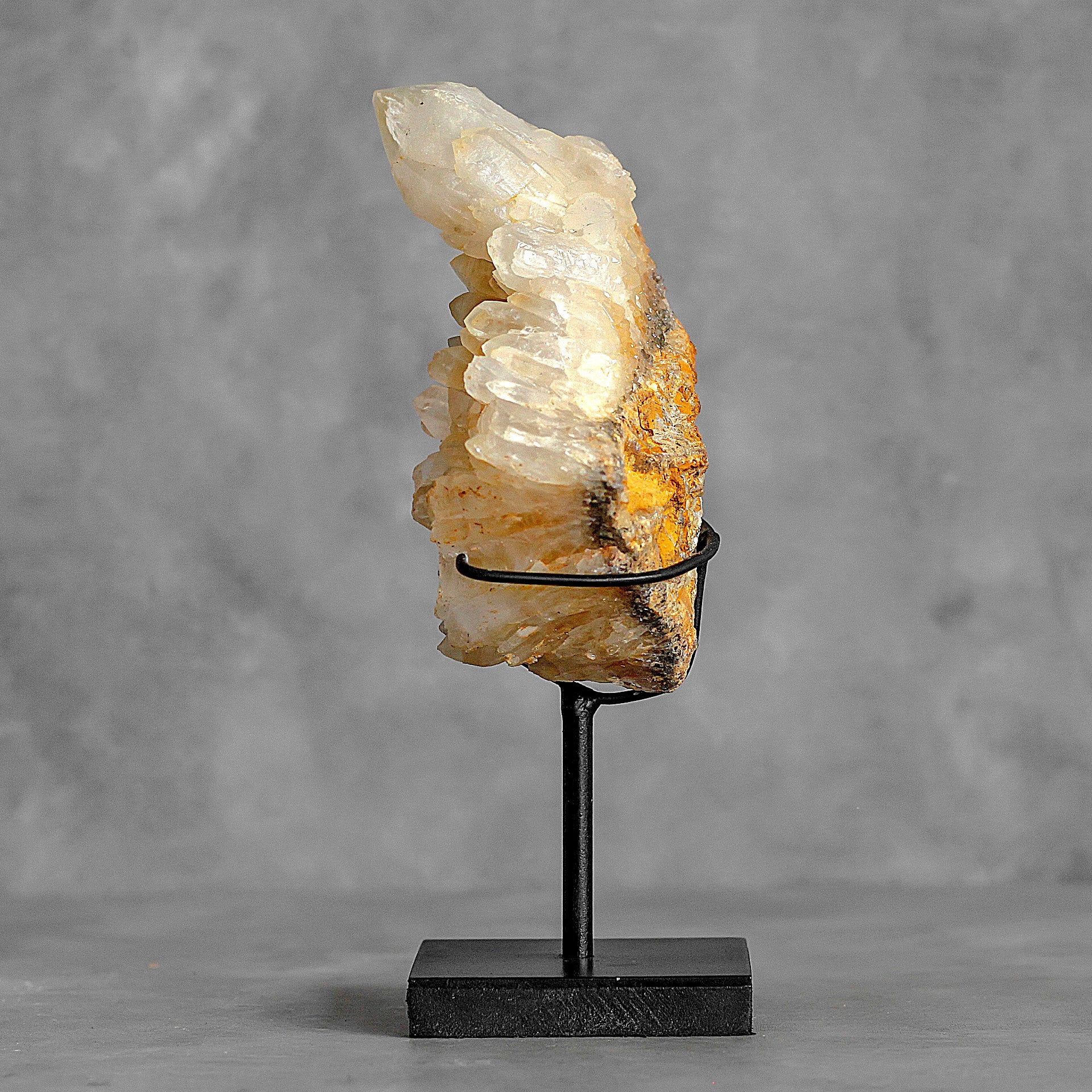 Beautiful Quartz Crystal cluster on a custom stand CC/287