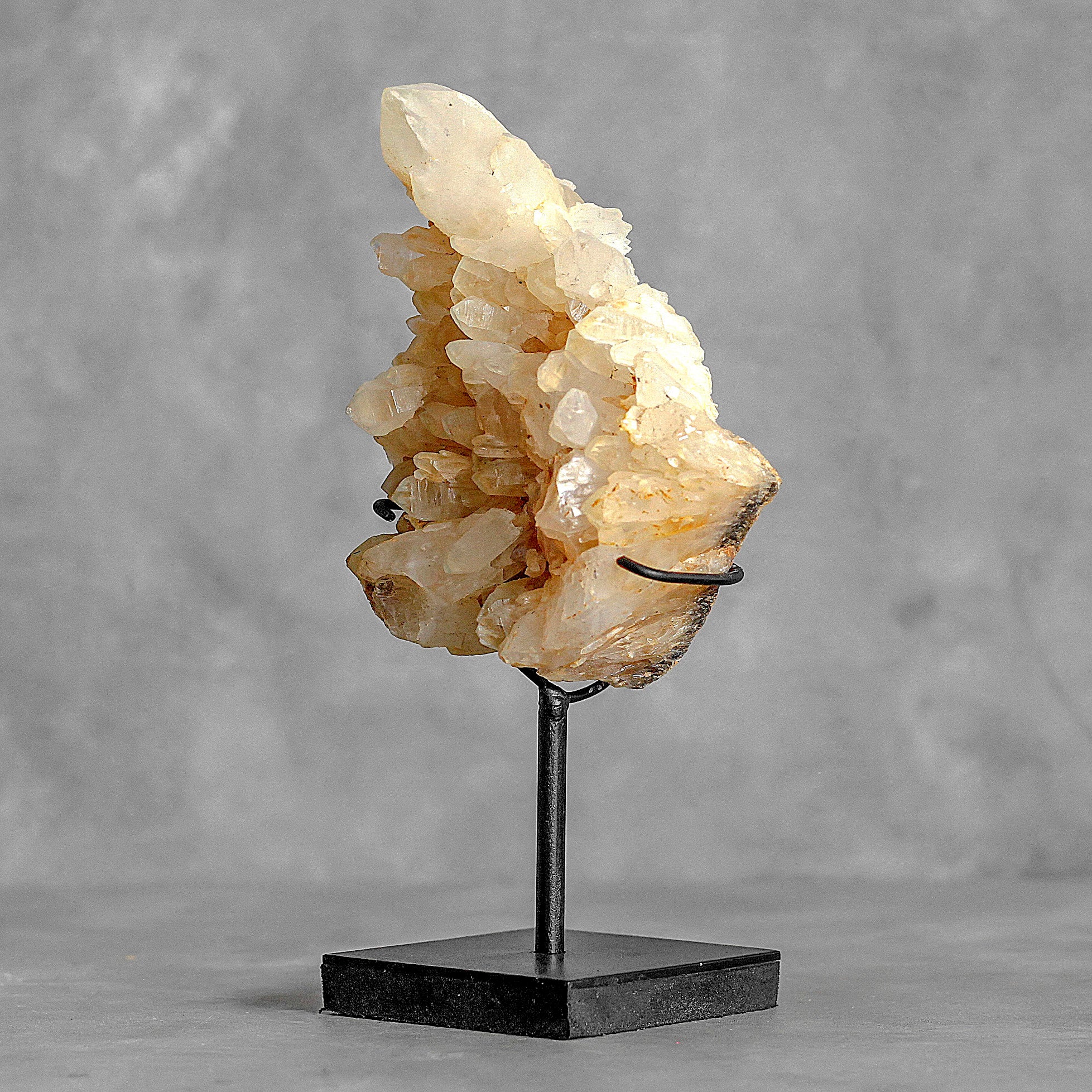 Beautiful Quartz Crystal cluster on a custom stand CC/287