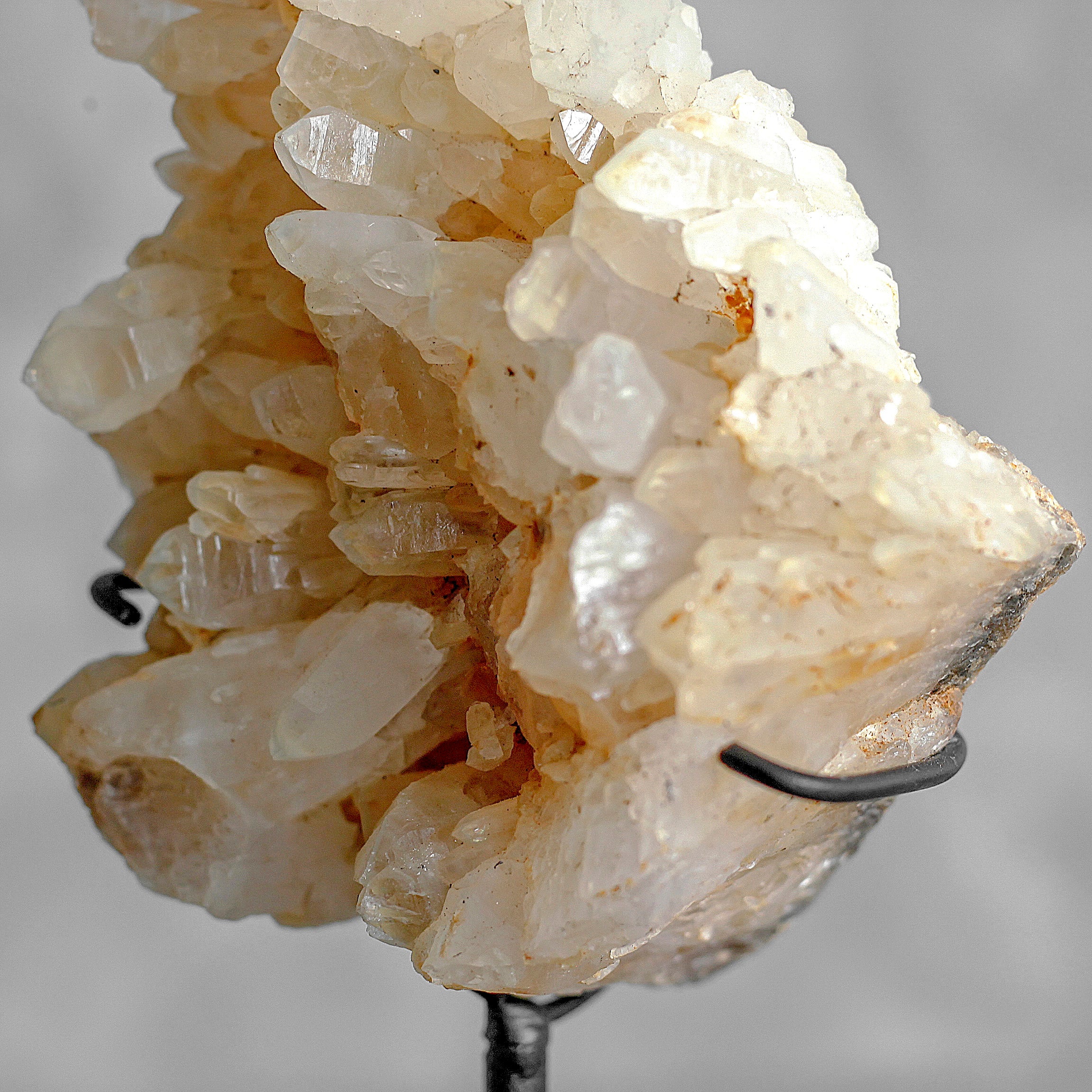 Beautiful Quartz Crystal cluster on a custom stand CC/287