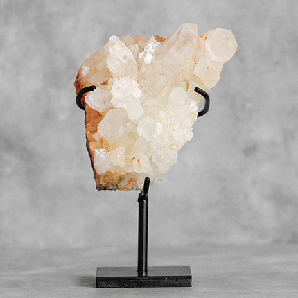 Beautiful Quartz Crystal cluster on a custom stand CC/273