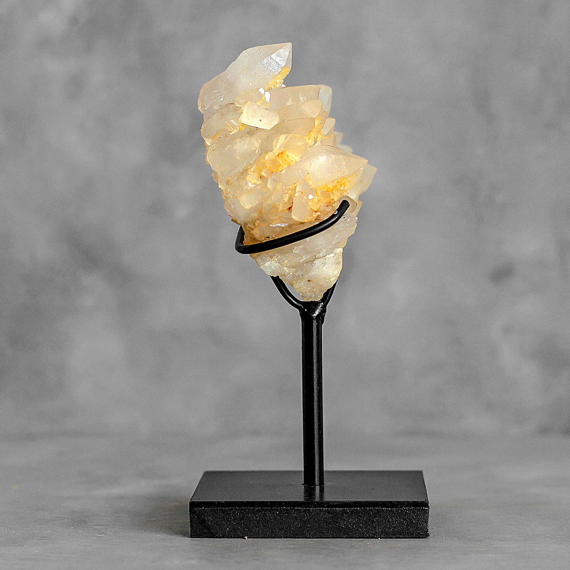 Beautiful Quartz Crystal cluster on a custom stand CC/286