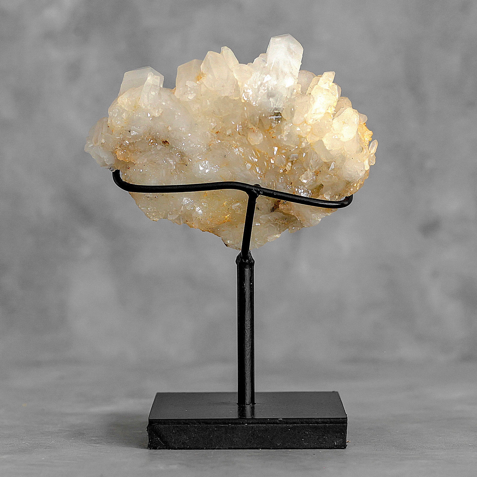 Beautiful Quartz Crystal cluster on a custom stand CC/286