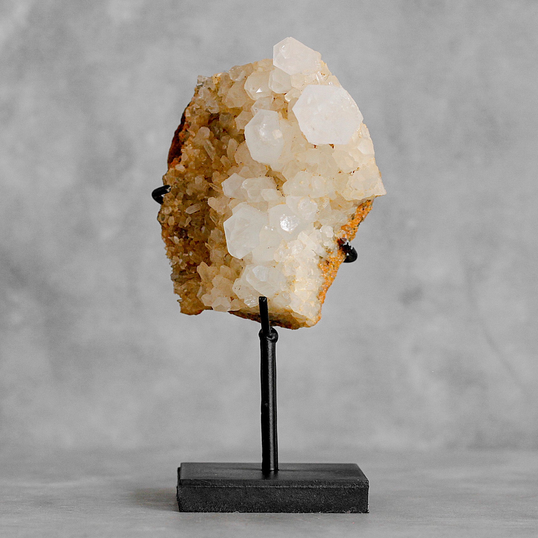 Beautiful Quartz Crystal cluster on a custom stand CC/249