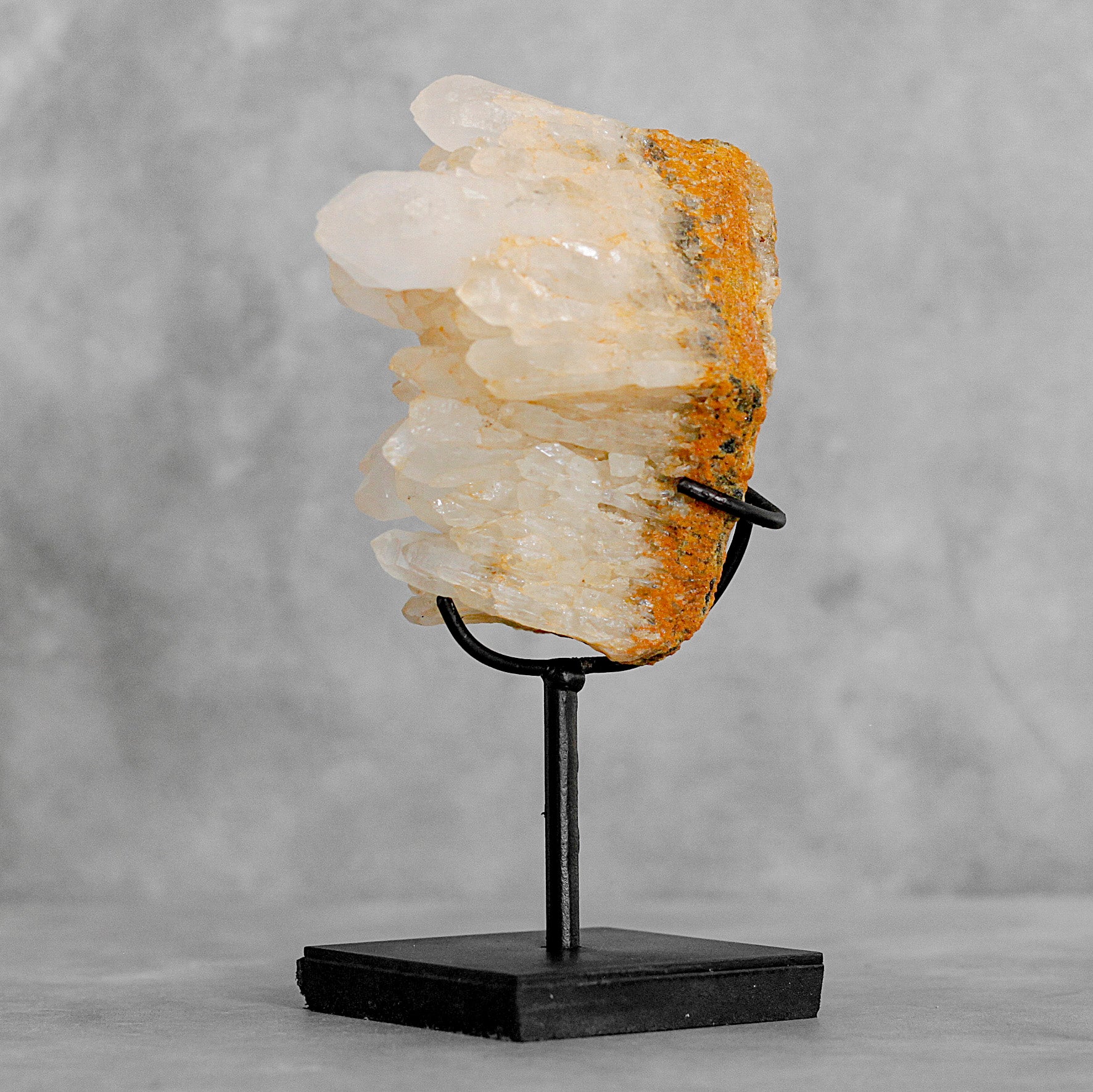 Beautiful Quartz Crystal cluster on a custom stand CC/249