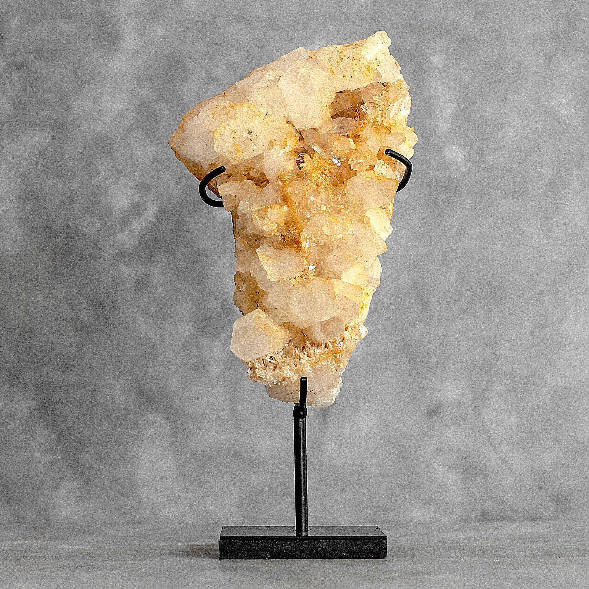 Beautiful Quartz Crystal cluster on a custom stand CC/263