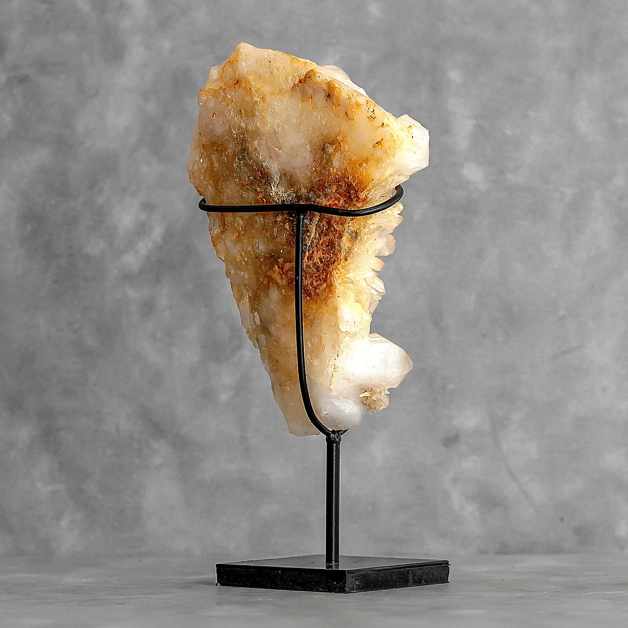 Beautiful Quartz Crystal cluster on a custom stand CC/263