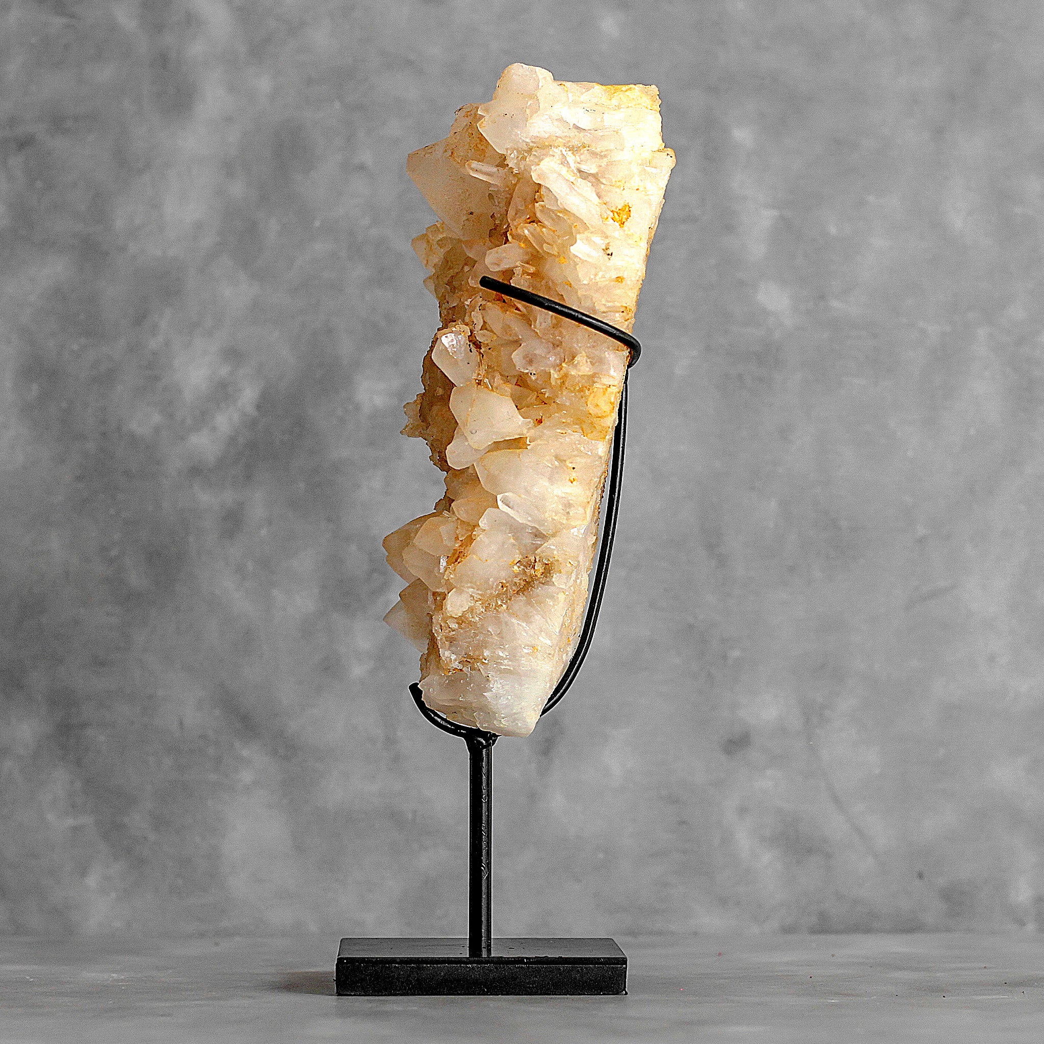 Beautiful Quartz Crystal cluster on a custom stand CC/263