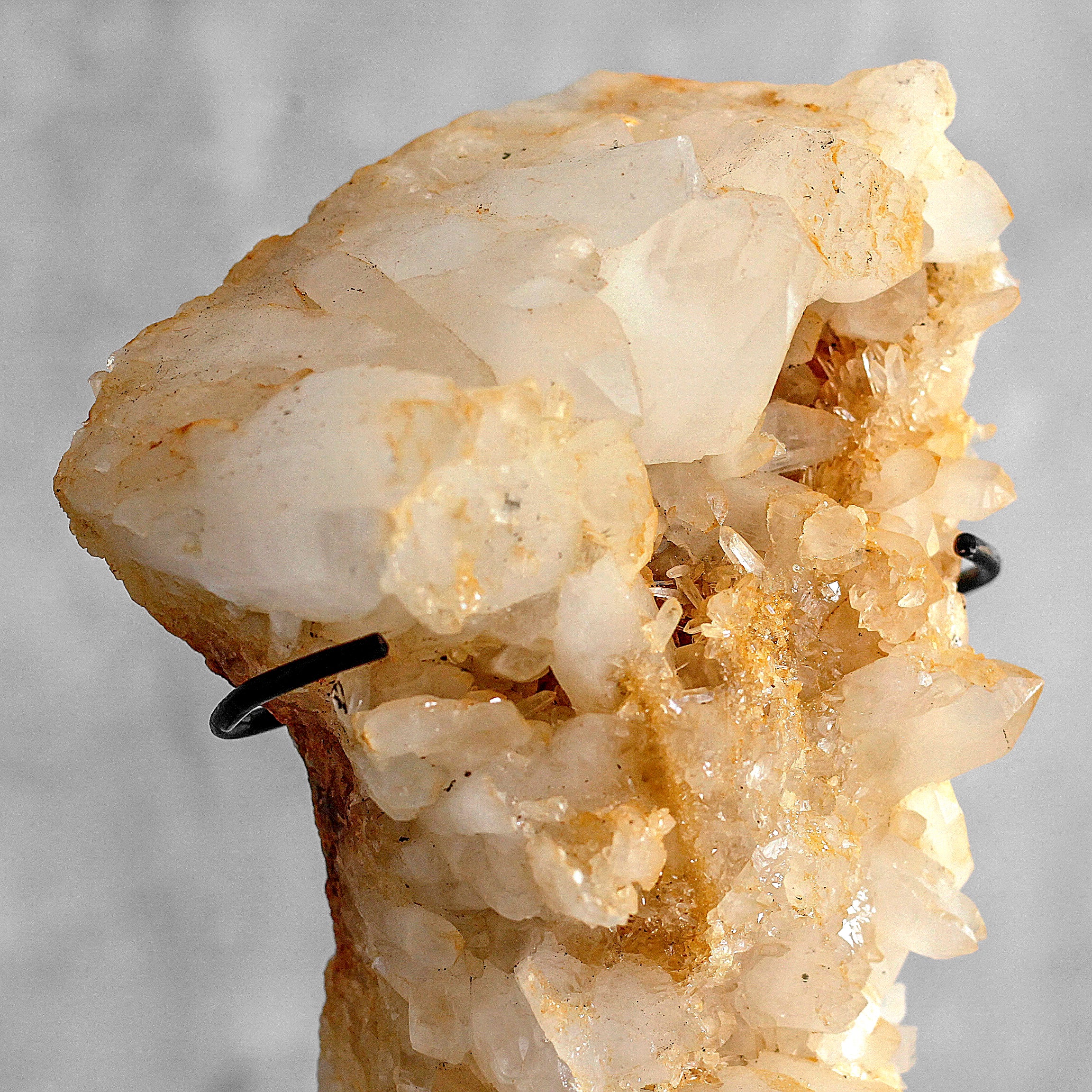 Beautiful Quartz Crystal cluster on a custom stand CC/263