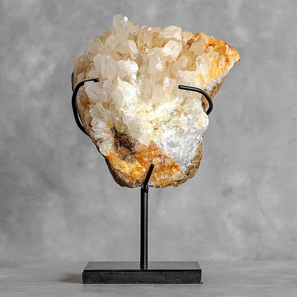 Beautiful Quartz Crystal cluster on a custom stand CC/270