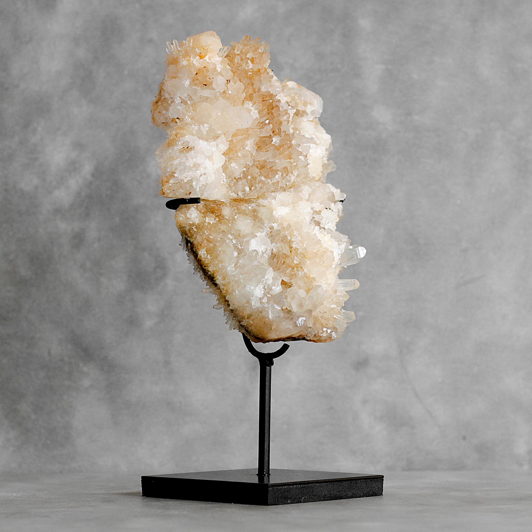 Beautiful Quartz Crystal cluster on a custom stand CC/268