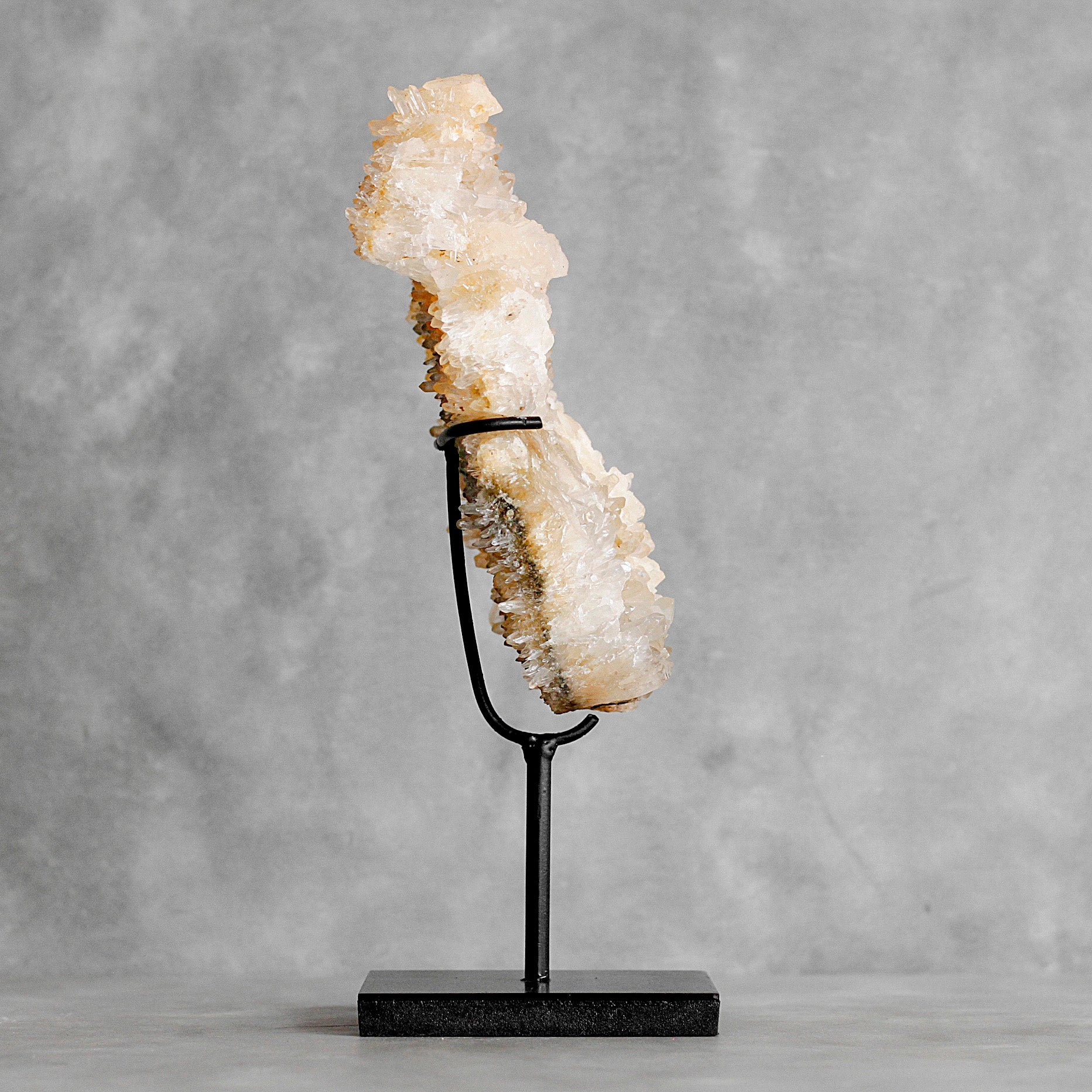 Beautiful Quartz Crystal cluster on a custom stand CC/268