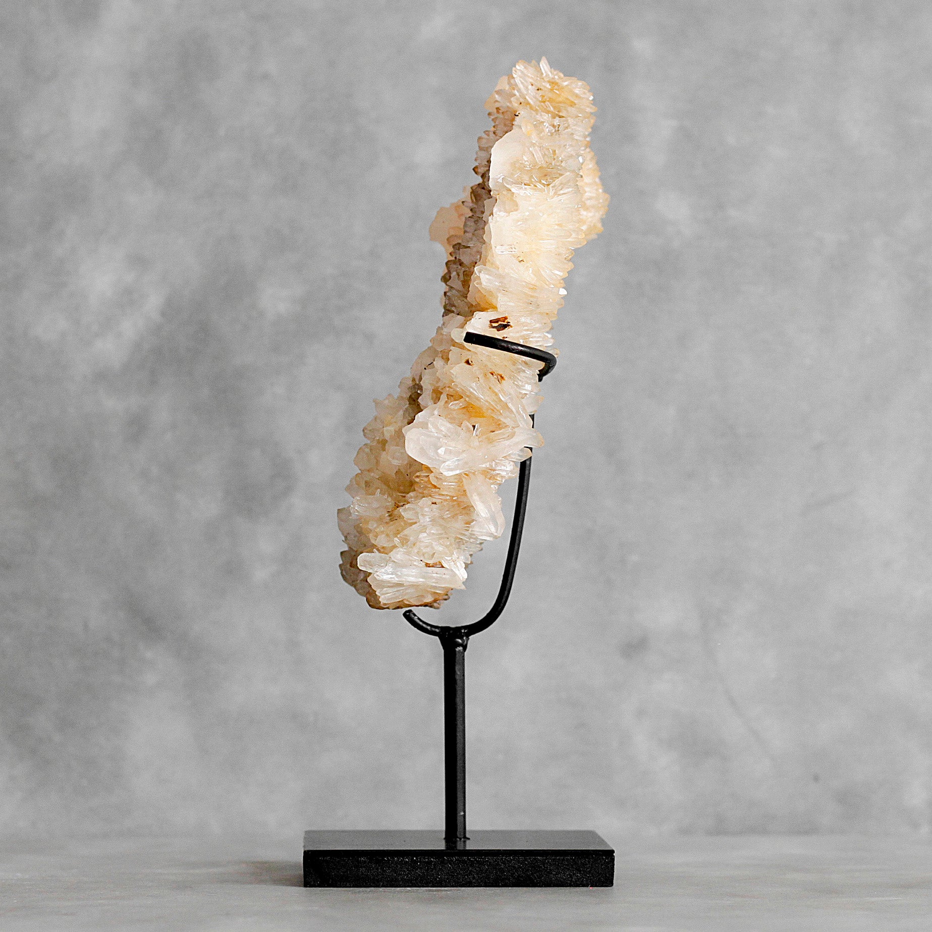 Beautiful Quartz Crystal cluster on a custom stand CC/268