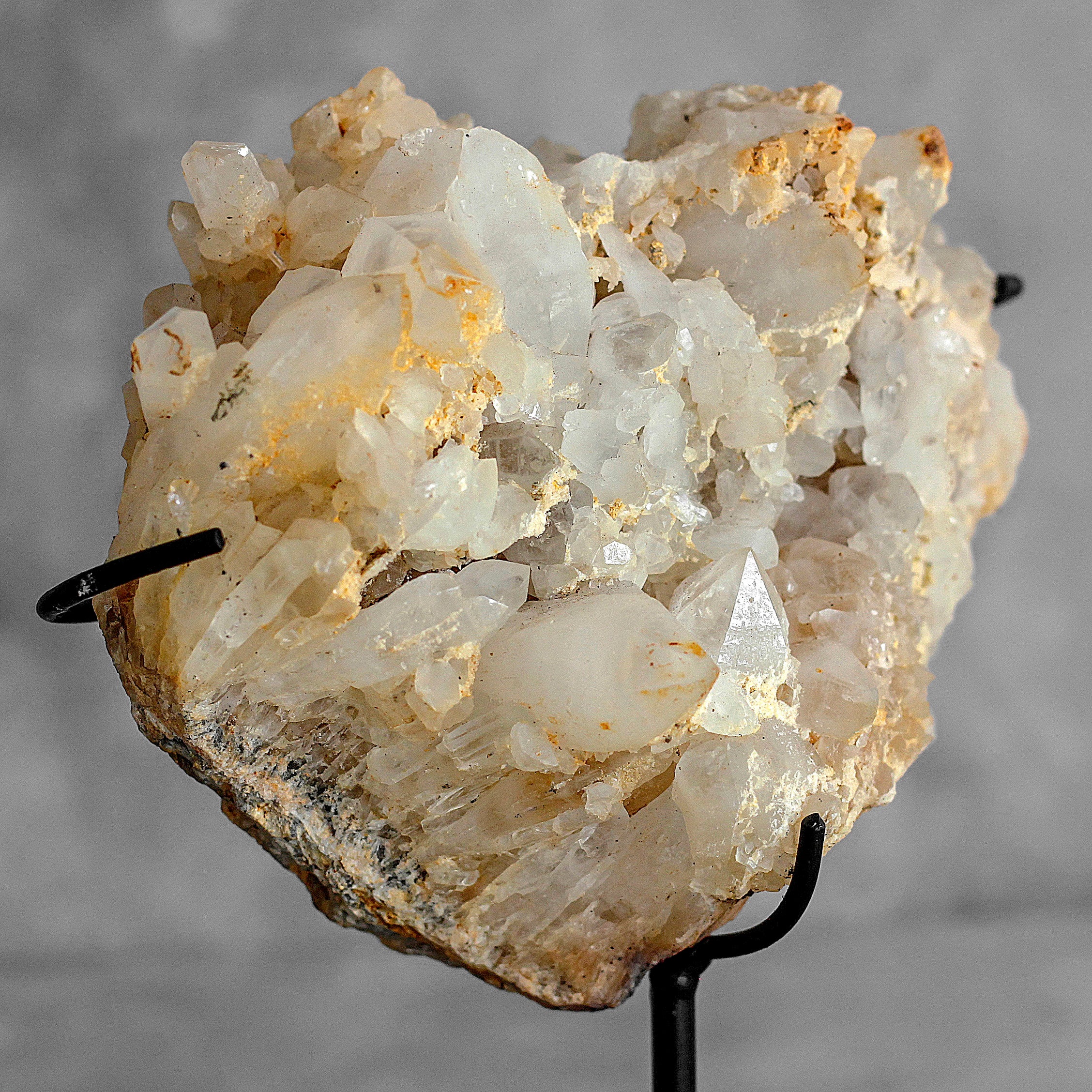 Beautiful Quartz Crystal cluster on a custom stand CC/279