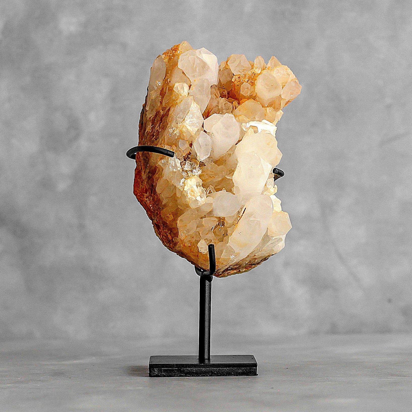 Beautiful Quartz Crystal cluster on a custom stand CC/276