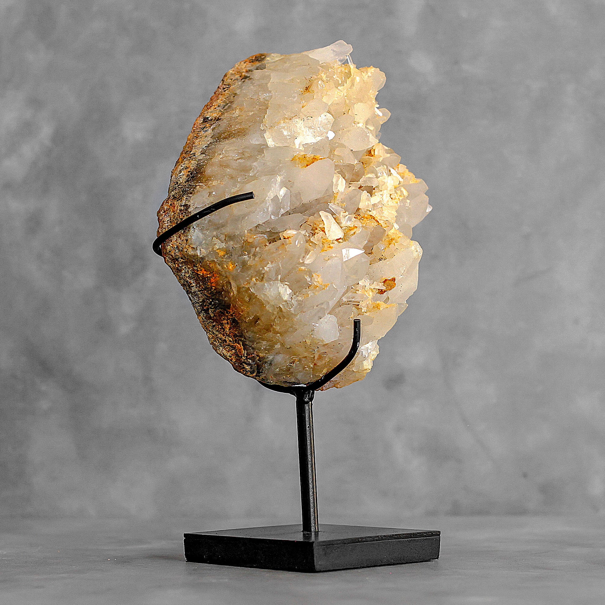 Beautiful Quartz Crystal cluster on a custom stand CC/280