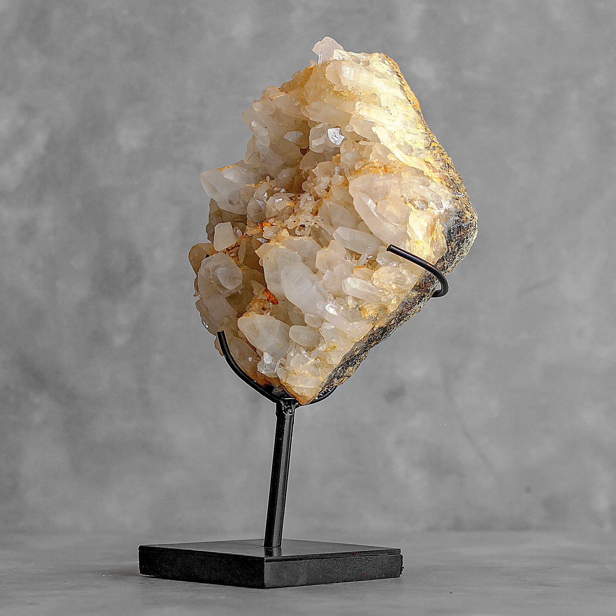 Beautiful Quartz Crystal cluster on a custom stand CC/280