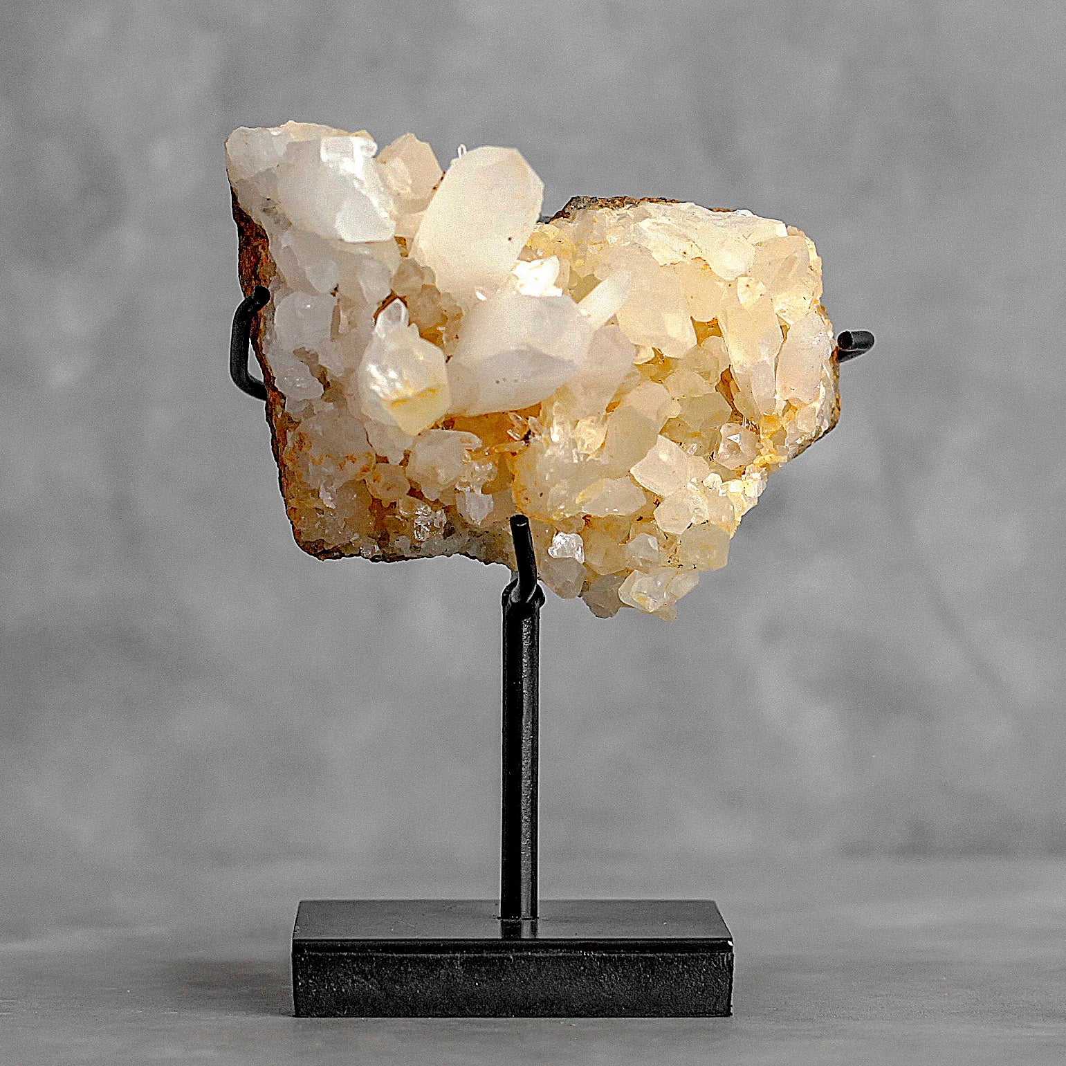 Beautiful Quartz Crystal cluster on a custom stand CC/283