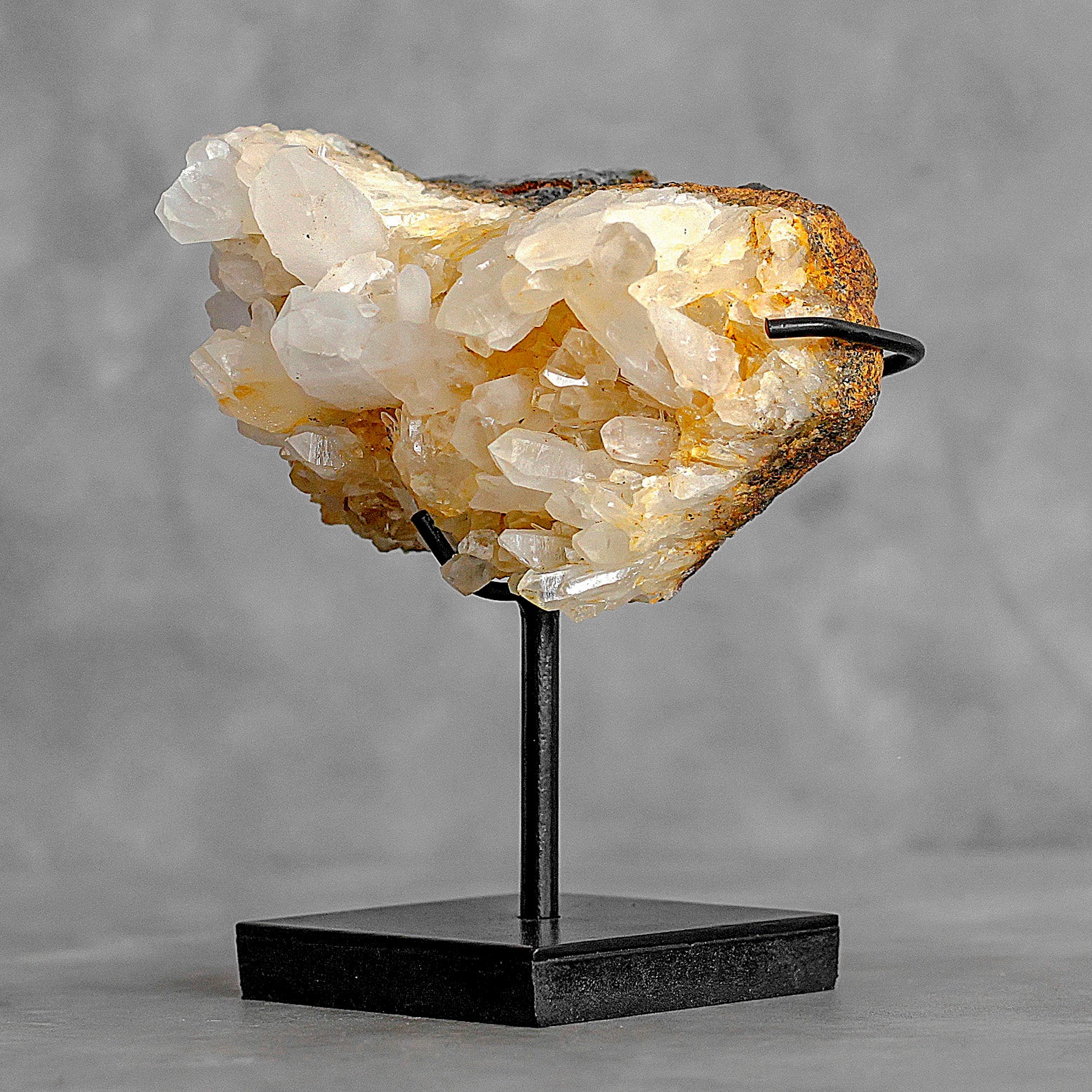 Beautiful Quartz Crystal cluster on a custom stand CC/283