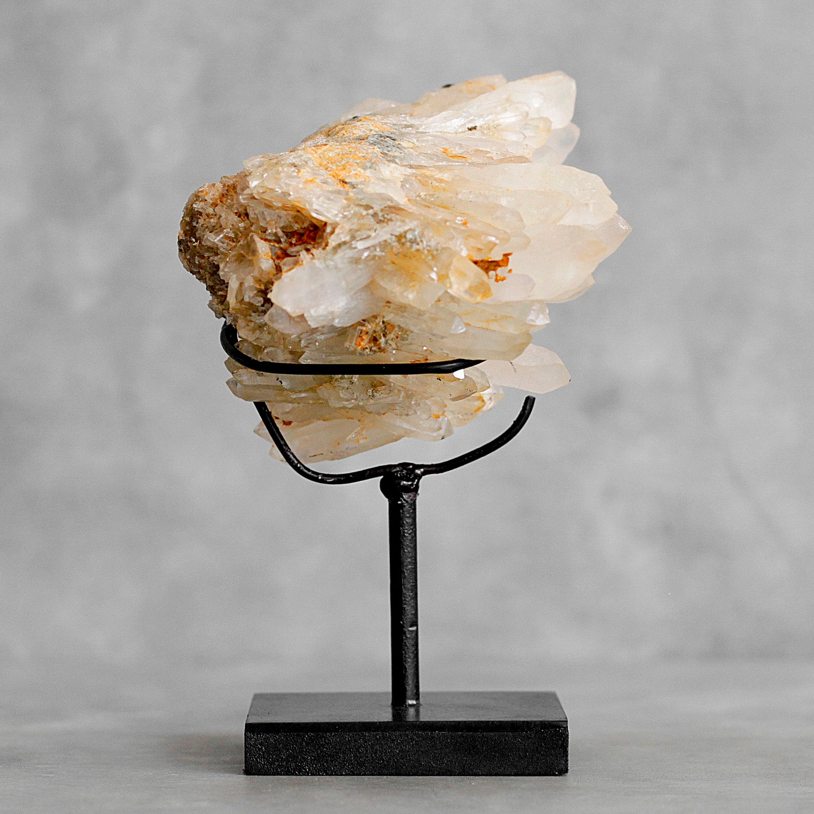 Beautiful Quartz Crystal cluster on a custom stand CC/288