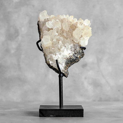 Beautiful Quartz Crystal cluster on a custom stand CC/281