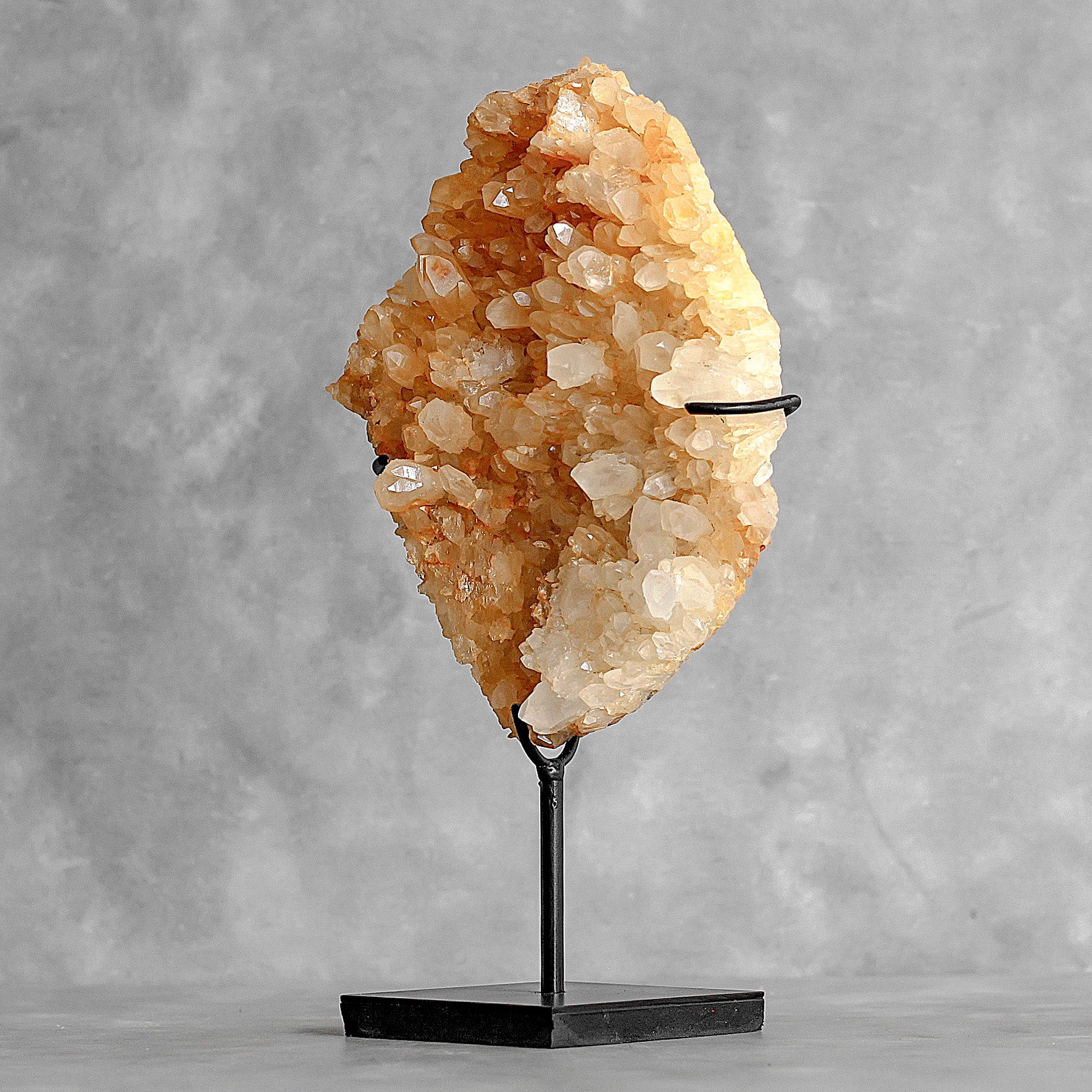 Beautiful Quartz Crystal cluster on a custom stand CC/262