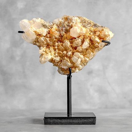 Beautiful Quartz Crystal cluster on a custom stand CC/289