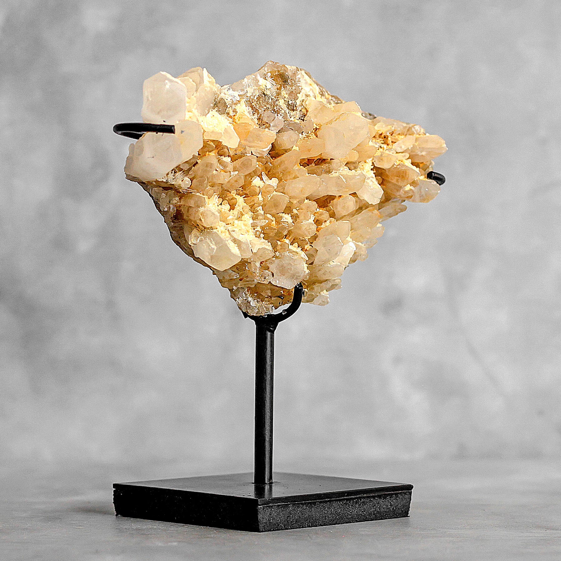 Beautiful Quartz Crystal cluster on a custom stand CC/289