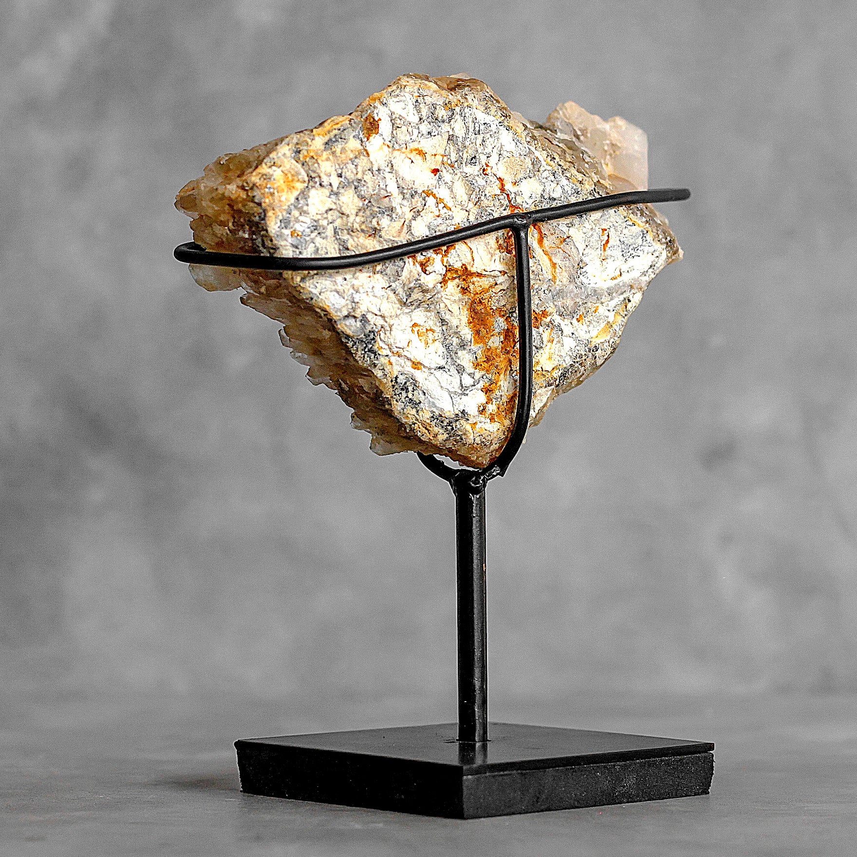 Beautiful Quartz Crystal cluster on a custom stand CC/289