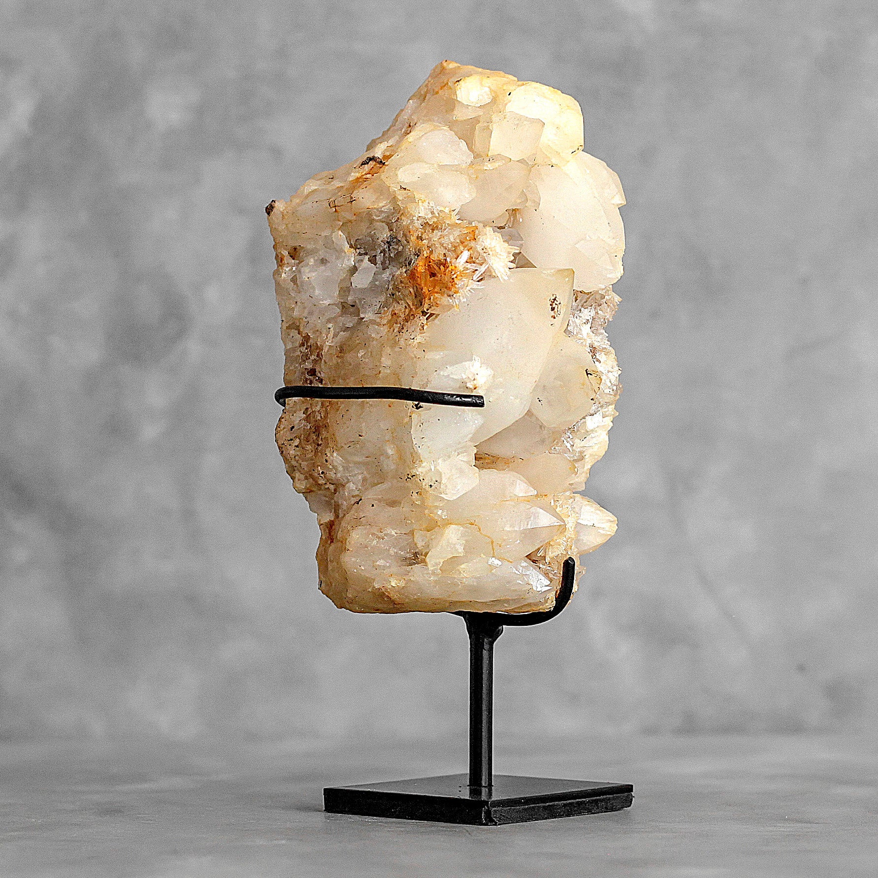 Beautiful Quartz Crystal cluster on a custom stand CC/259