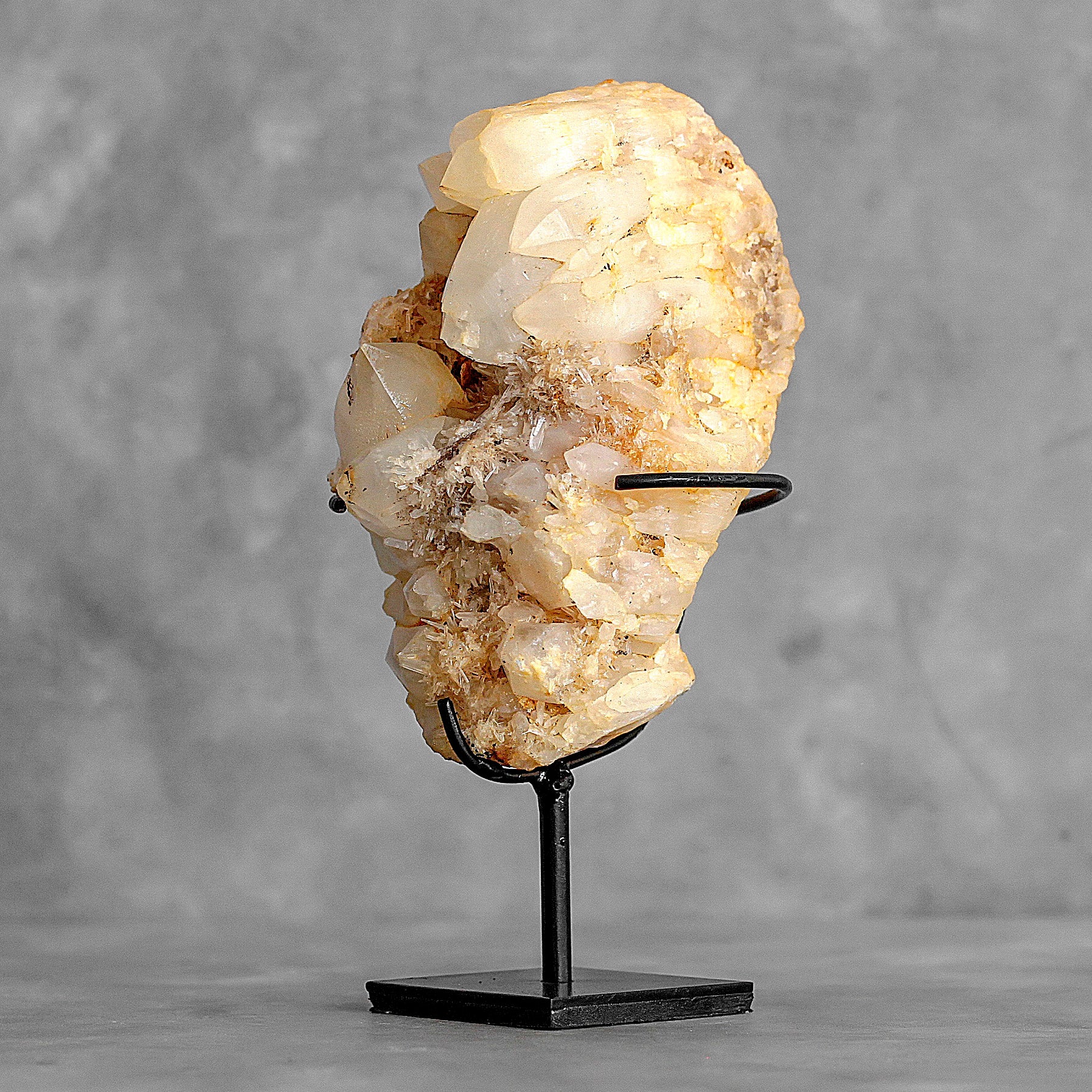 Beautiful Quartz Crystal cluster on a custom stand CC/259